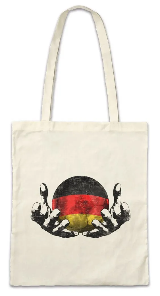 Urban Backwoods Beuteltasche Germany Football Magic Ball Stofftasche Deutsch Deutschland Fahne (1-tlg), German Deutsche Fußball Fussball