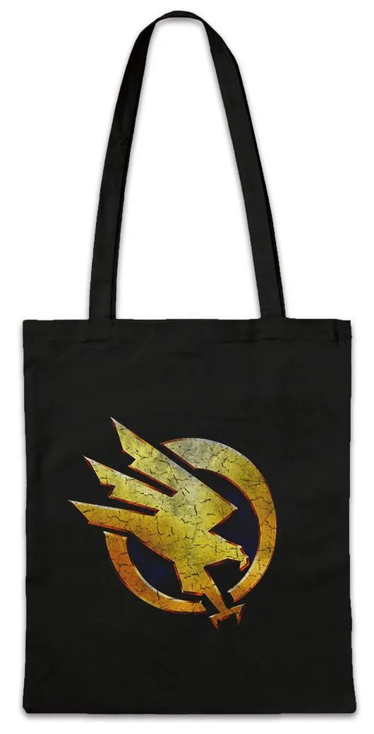 Urban Backwoods Beuteltasche Global Defense Initiative I Stofftasche Command Logo Symbol Sign C&C (1-tlg), Conquer Real Time Strategy
