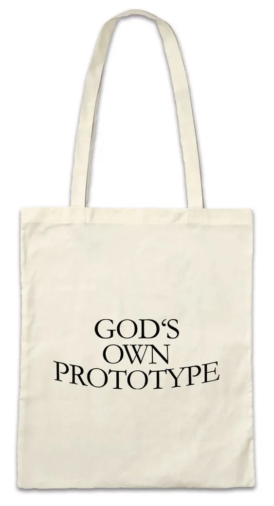 Urban Backwoods Beuteltasche God's Own Prototype Stofftasche Religion Jesus Nazisst Narzissmus (1-tlg), Spruch Comedy Jehova Fun