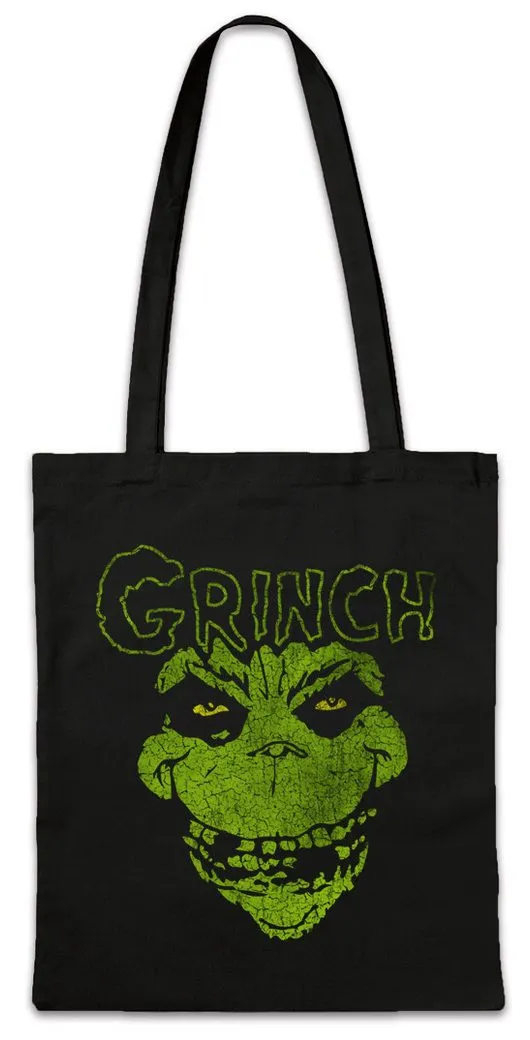 Urban Backwoods Beuteltasche Grinchfits Stofftasche The Mis Curtis Fit Fits Fett Misfits Fun Head (1-tlg), Grinch Simon Donovan Bellamy