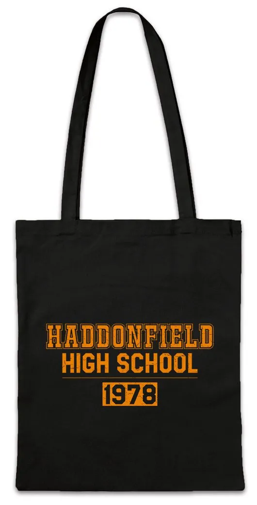 Urban Backwoods Beuteltasche Haddonfield High School Stofftasche Horror Halloween Slasher Mask Gore (1-tlg), Blood Bloody Maske Oktober