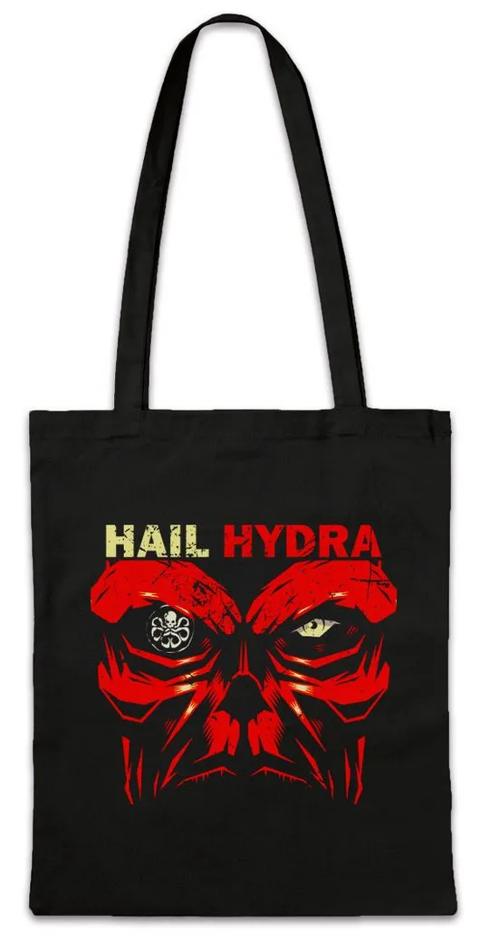 Urban Backwoods Beuteltasche Hail Hydra Stofftasche Nick Red TV Seargent Avengers Shield Fury Skull (1-tlg), Agent Comic Captain Director