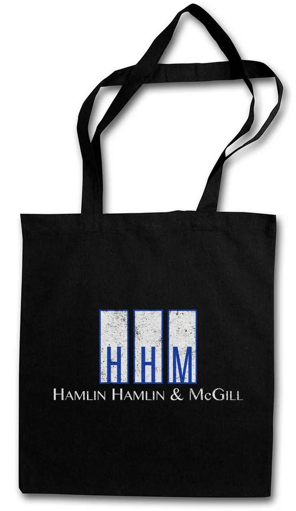 Urban Backwoods Beuteltasche Hamlin Hamlin & Mcgill Stofftasche Breaking Better Bad Call Saul (1-tlg), Lawyer Goodman Logo Sign