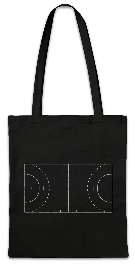 Urban Backwoods Beuteltasche Handball Field Stofftasche Player Sport Passion Love Addiction (1-tlg), Spielfeld Court Spieler Verein