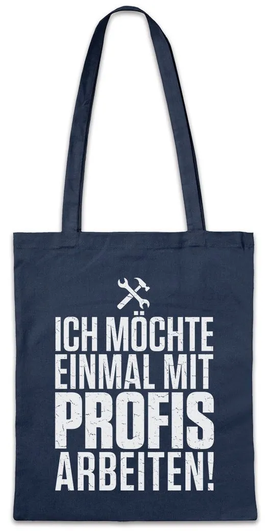 Urban Backwoods Beuteltasche Handwerker Profi Stofftasche Heimwerker König Macher Schrauber Job (1-tlg), Handwerk Beruf Meister Fun
