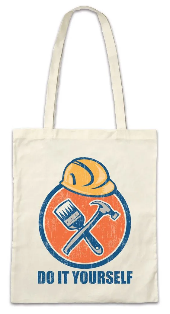 Urban Backwoods Beuteltasche Handyman DIY Stofftasche Handwerk Handwerker Heimwerker Hausmeister (1-tlg), Repairman DIY Enthusiast Mann