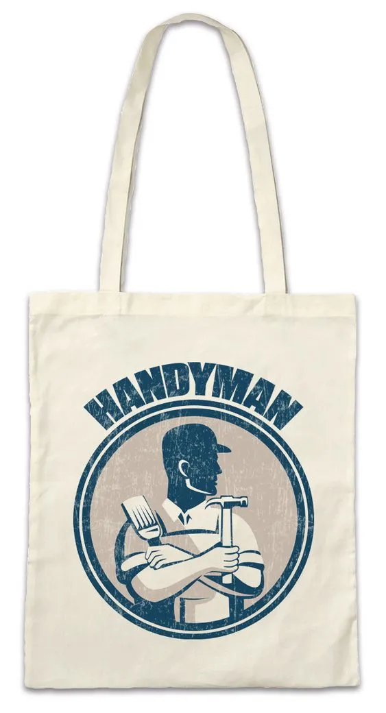 Urban Backwoods Beuteltasche Handyman II Stofftasche Handwerk Handwerker Heimwerker Hausmeister (1-tlg), Repairman DIY Enthusiast Mann