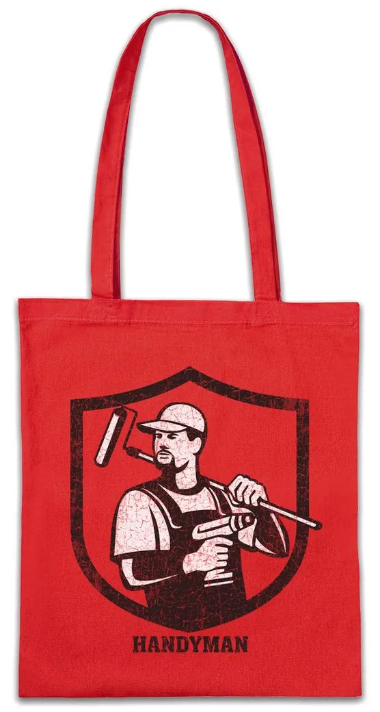 Urban Backwoods Beuteltasche Handyman IV Stofftasche Handwerk Handwerker Heimwerker Hausmeister (1-tlg), Repairman DIY Enthusiast Mann