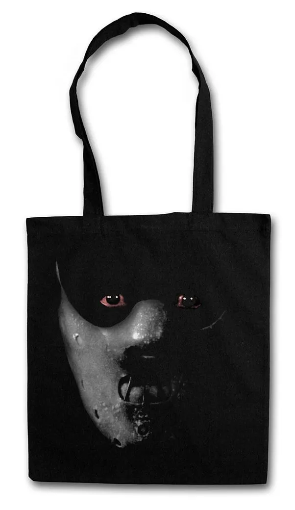 Urban Backwoods Beuteltasche Hannibal Mask Stofftasche Schweigen Face Der Roter Lämmer Maske Drache (1-tlg), Red Lecter Dragon