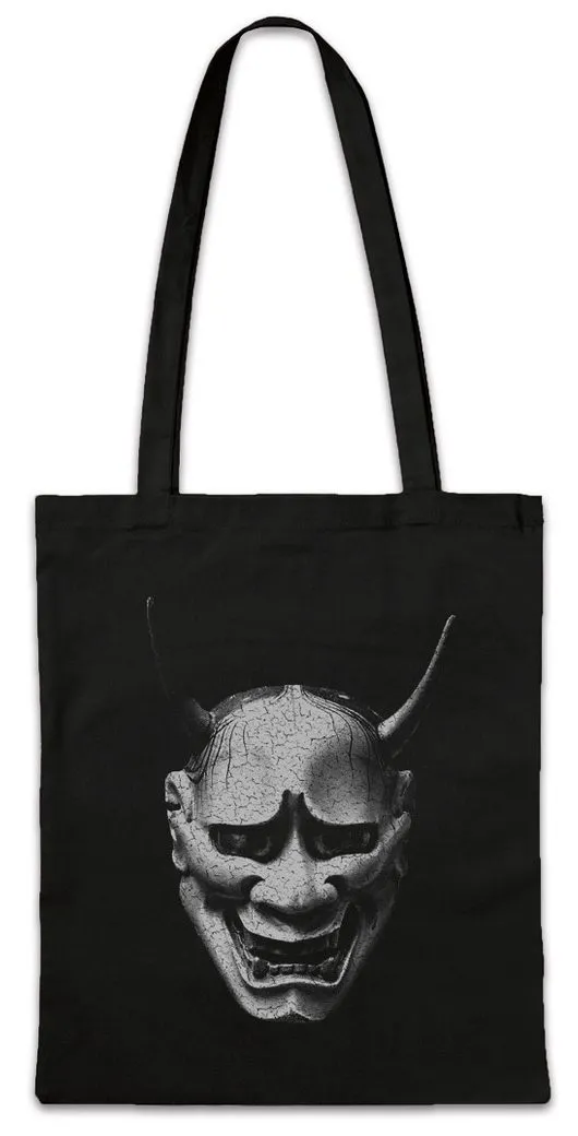 Urban Backwoods Beuteltasche Hannya Mask Stofftasche Samurai Warrior Way Of Banzai Japan Ninja (1-tlg), Japanese Theater Maske Mask