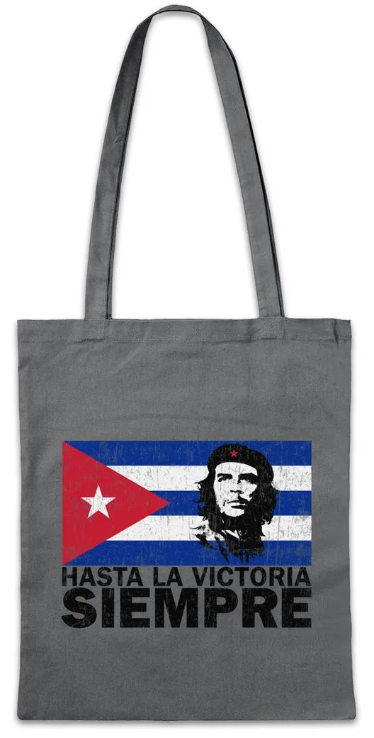 Urban Backwoods Beuteltasche Hasta La Victoria Siempre II Stofftasche Che Guevara Castro Cuba (1-tlg), Portrait Kuba Revolution Sozialismus