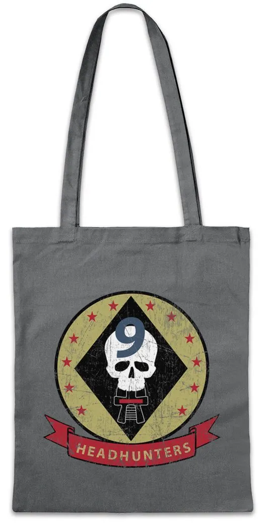 Urban Backwoods Beuteltasche Headhunters Squadron Patch Stofftasche Lieutenant Galactica Space Ship (1-tlg), Star Battlestar Raumschiff Battle