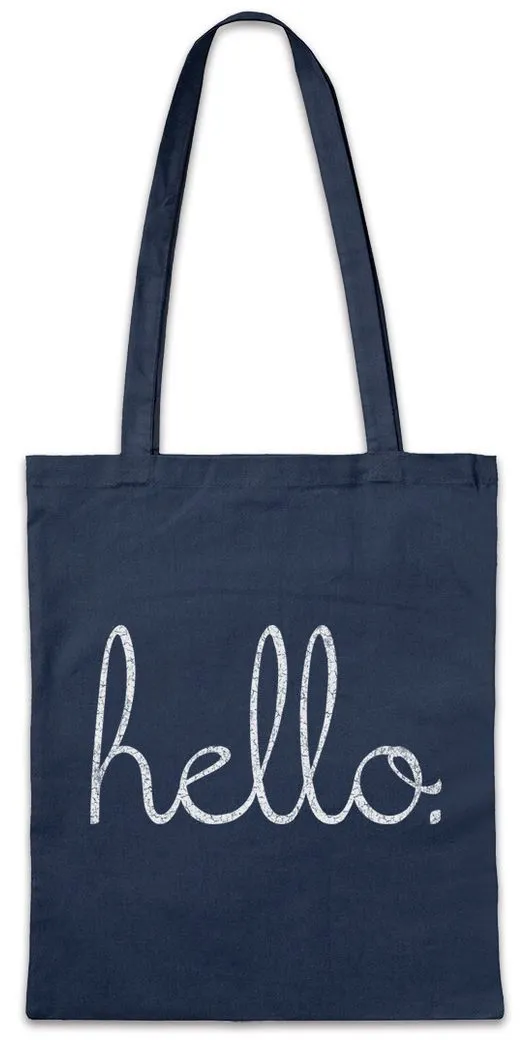 Urban Backwoods Beuteltasche Hello II Stofftasche Fun Geek Nerd Science Lehrer Scientist Mathe (1-tlg), Gymnasium Wissenschaft Mathelehrer Mathe
