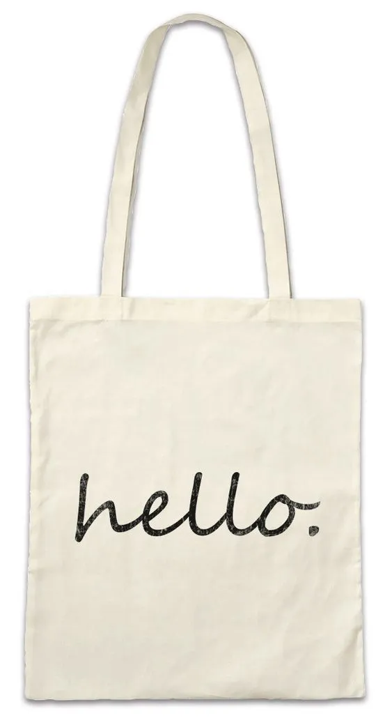 Urban Backwoods Beuteltasche Hello. Stofftasche Geek Nerd Science Scientist Programmierer (1-tlg), Informatiker Wissenschaft Mathelehrer Mathe