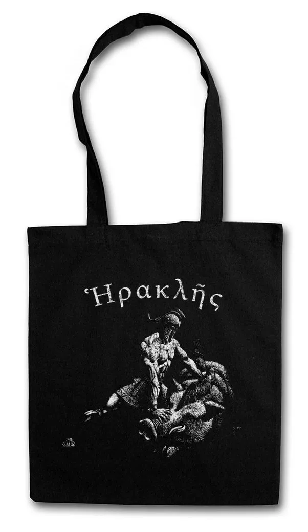 Urban Backwoods Beuteltasche Herakles Erymanthian Boar Stofftasche Herkules Heracles Hero Twelve (1-tlg), Labours Zwölf Prüfungen Erymanthischer