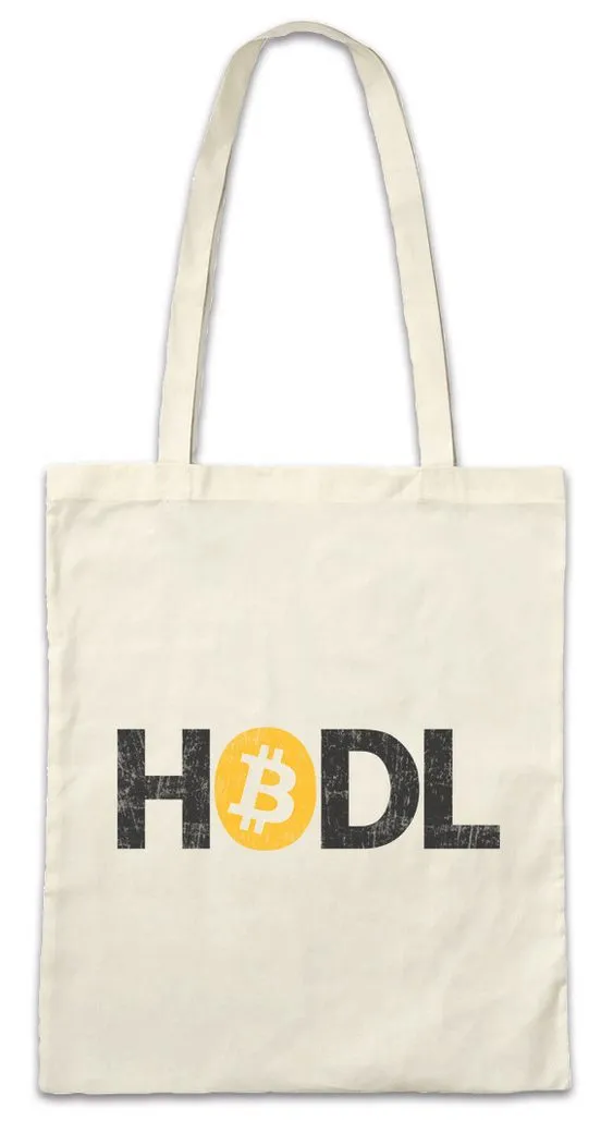 Urban Backwoods Beuteltasche Hodl I Stofftasche Crypto Bitcoin Currencies Kryptowährung Krypto Cash (1-tlg), Digital Bank Währung Geld
