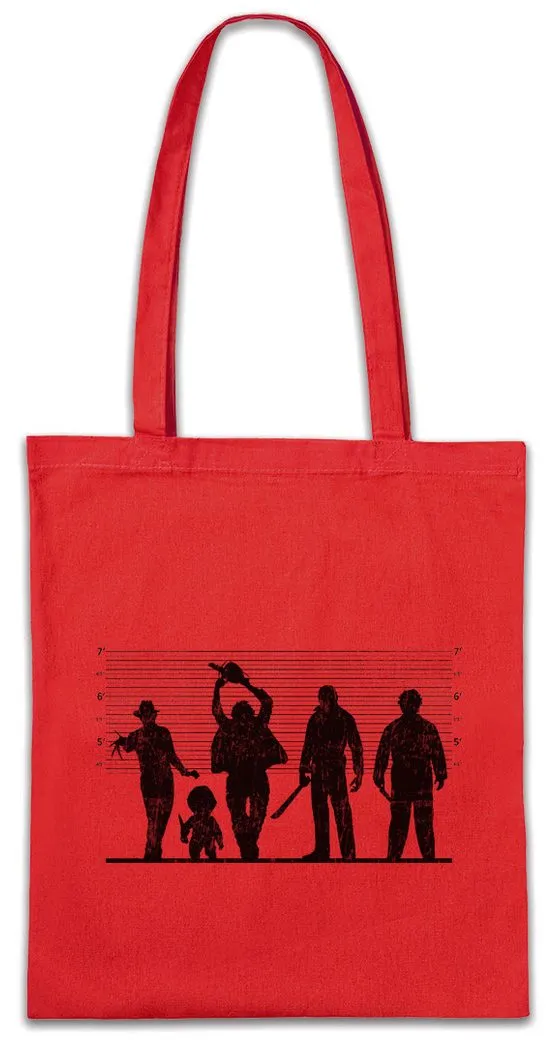Urban Backwoods Beuteltasche Horror Suspects Stofftasche Jason Freddy Chucky Micheal Vorhees Freddy (1-tlg), Myers Thomas Chainsaw Massacre