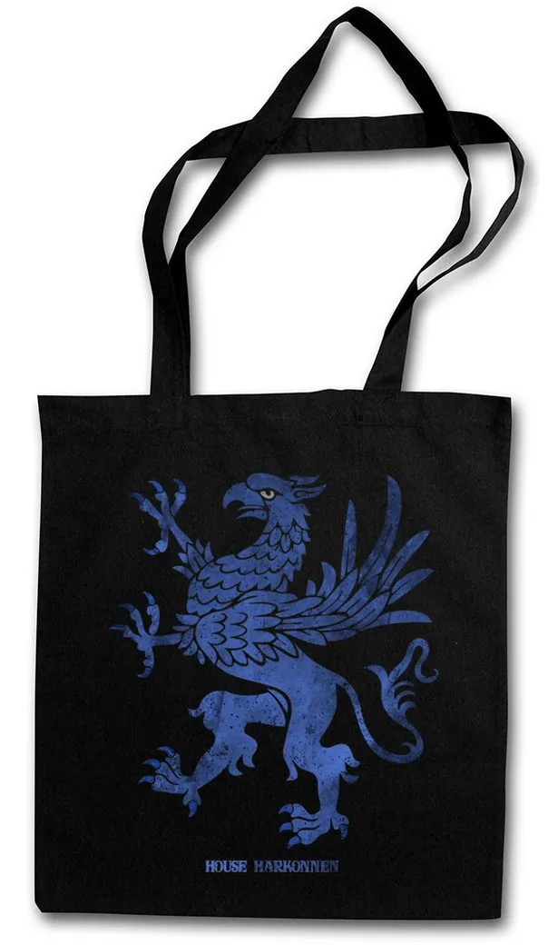 Urban Backwoods Beuteltasche House Griffin Logo Stofftasche Science Fiction Sci-Fi Dune Arrakis (1-tlg), Harkonnen Griffin Atreides Wüstenplanet Fremen