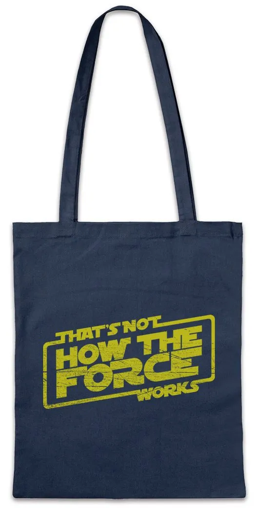 Urban Backwoods Beuteltasche How The Force Works Stofftasche Luke Star Alliance Sci-Fi Pilot Wars (1-tlg), Rebel Rebellen Skywalker X