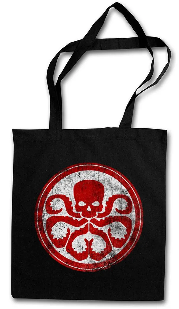 Urban Backwoods Beuteltasche Hydra Vintage Logo II Stofftasche Nick Red Agent Shield Skull Fury (1-tlg), Sign Movie Punisher