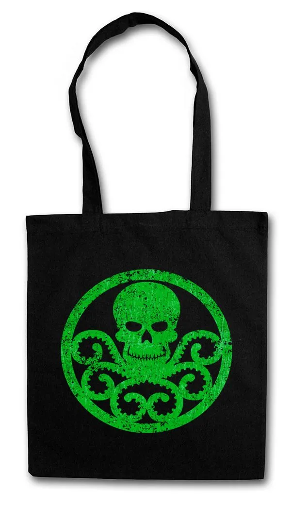Urban Backwoods Beuteltasche Hydra Vintage Logo III Stofftasche Nick TV Seargent Avengers Shield (1-tlg), Fury Hydra Agent Comic