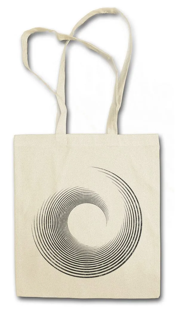 Urban Backwoods Beuteltasche Hypno Circle II Stofftasche Kreis Magic Kreisel Spirale Hypnose (1-tlg), Hypnotiseur Maze Labyrinth Esoterik