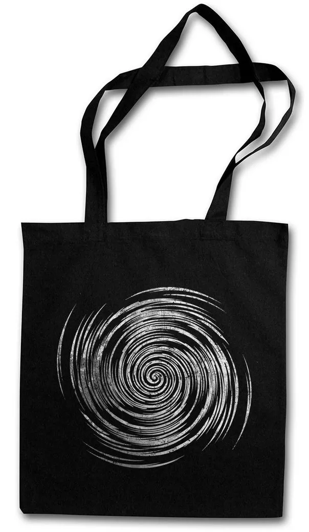 Urban Backwoods Beuteltasche Hypno Spiral III Stofftasche Kreis Magician Kreisel Spirale Hypnose (1-tlg), Hypnotiseur Maze Labyrinth Esoterik