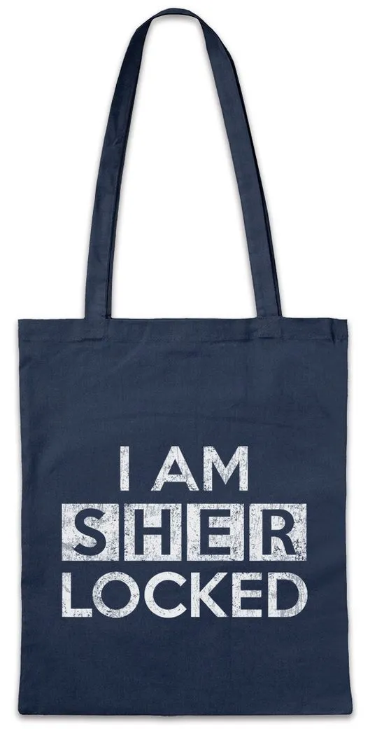 Urban Backwoods Beuteltasche I Am S... Stofftasche Sher Series Fun Locked Sherlock TV Holmes Watson (1-tlg), Detective Detektiv Lodon England