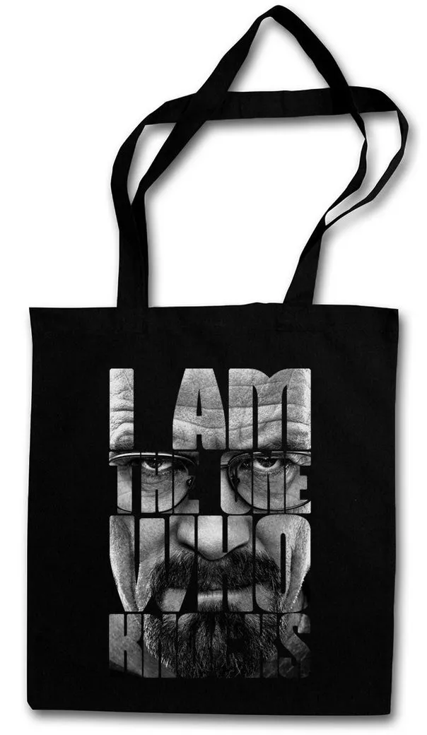 Urban Backwoods Beuteltasche I Am The One Who Knocks Stofftasche Walt Breaking White Walter Bad (1-tlg), Heisenberg TV Pollos Hermanos