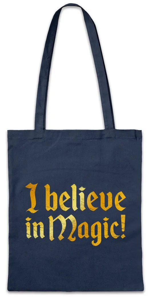 Urban Backwoods Beuteltasche I Believe In Magic Stofftasche Magie Zaubererei Magician Dungeons RPG (1-tlg), Role Play Dragons Roleplay