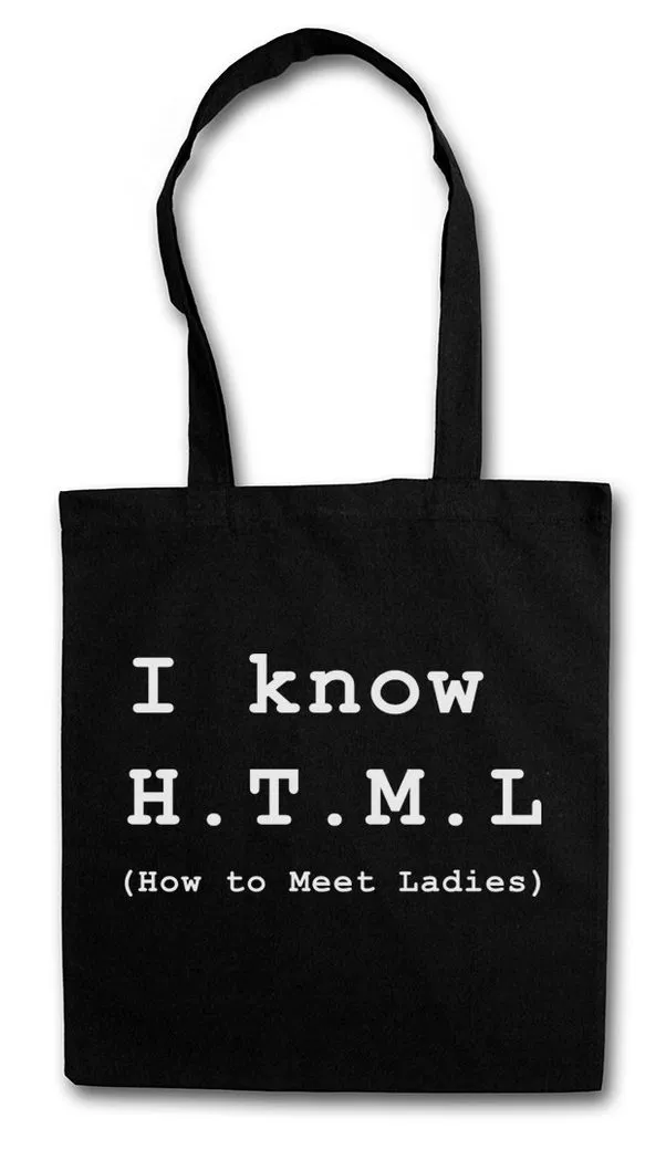 Urban Backwoods Beuteltasche I Know Html Stofftasche How to meet Ladies Silicon TV Series Valley (1-tlg), Company Big TBBT Bang