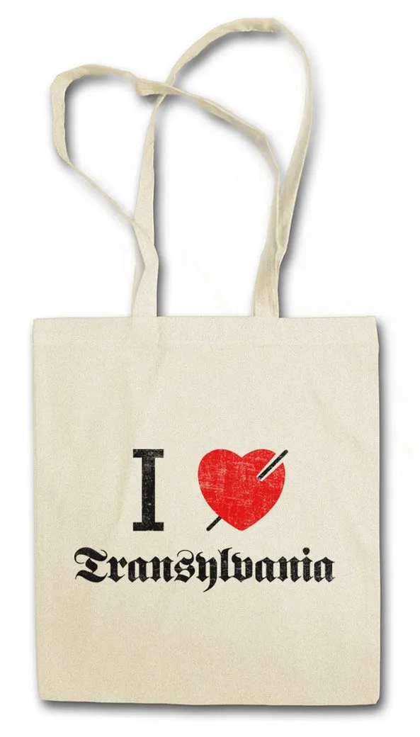 Urban Backwoods Beuteltasche I Love Transylvania Stofftasche Mayhem Oystein Aarseth Black Metal (1-tlg), Helvete Carpathian Vampire Euronymous