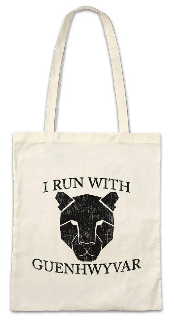 Urban Backwoods Beuteltasche I Run With Guenhwyvar Stofftasche The Legend Drow Drizzt Dark Elf (1-tlg), Trilogy Dwarf Dwarfd Battlehammer