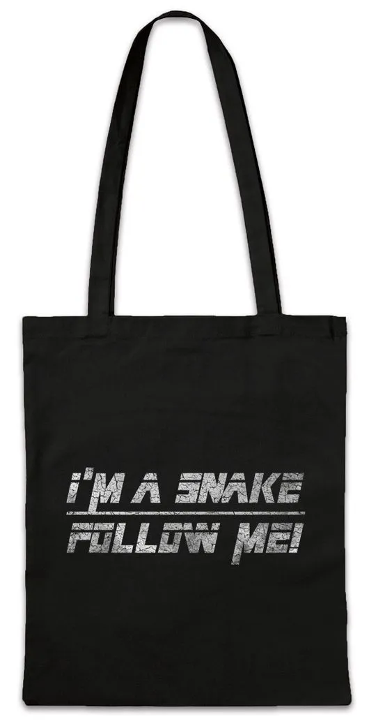 Urban Backwoods Beuteltasche I'm A Snake Follow Me Stofftasche Playerunknown's Battle Battleground (1-tlg), Schlange Royal Geek Nerd