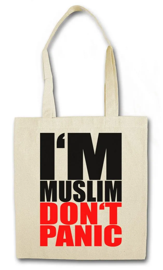 Urban Backwoods Beuteltasche I'm Muslim Don't Panic I Stofftasche Islam Moslem Religion Türkei (1-tlg), Istanbul Koran Türkiye Allah
