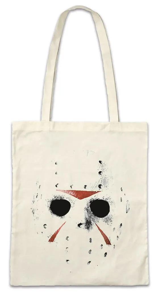 Urban Backwoods Beuteltasche Ice Hockey Mask Stofftasche Freitag Horror 13 Vorhees Friday Jason (1-tlg), Horror 13th Camp Crystal