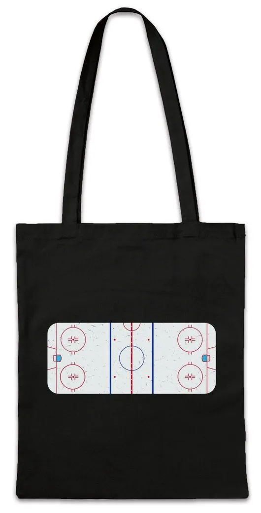 Urban Backwoods Beuteltasche Icehockey Field Stofftasche Player Sport Passion Love Addiction (1-tlg), Spielfeld Court Spieler Verein