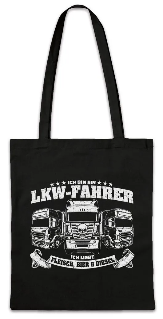 Urban Backwoods Beuteltasche Ich Bin Ein LKW-Fahrer Stofftasche Driver Beruf Logistik Truck Brummi (1-tlg), Fahrer Beruf Trucker Transport