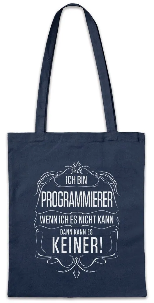 Urban Backwoods Beuteltasche Ich Bin Programmierer Stofftasche Informatiker Administrator Admin (1-tlg), Software Entwickler System Architekt