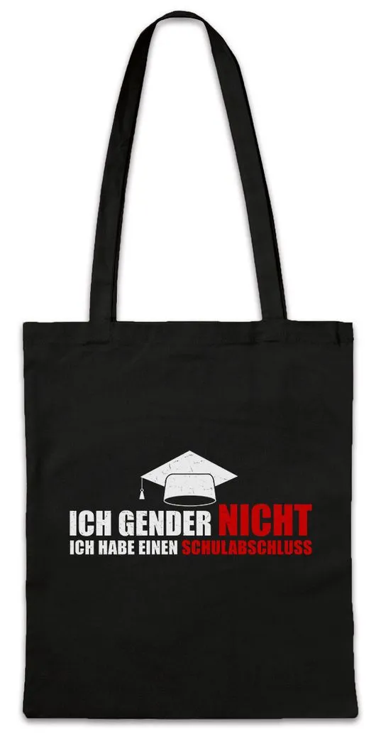Urban Backwoods Beuteltasche Ich Gender Nicht Stofftasche GBT LGBTQ GLBT Lesbian Gay Spaß Trans (1-tlg), Witzig Fun Anti Comedy