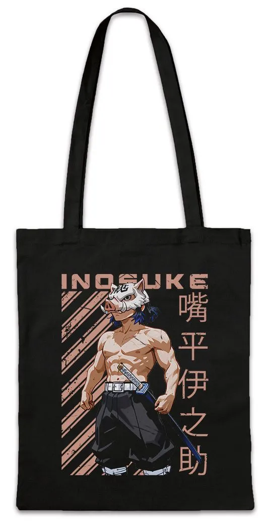 Urban Backwoods Beuteltasche Inosuke Warrior Stofftasche Demon Kamado Nezuko Anime Slayer Zenitsu (1-tlg), Tanjiro Hashibira Muzan Kibutsuji