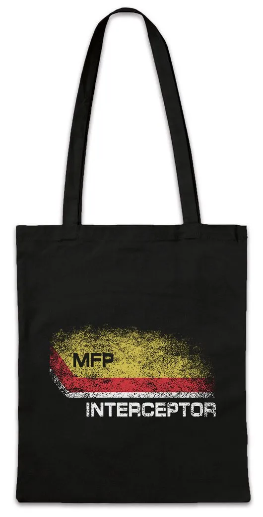 Urban Backwoods Beuteltasche Inter I Main Force Patrol Logo Stofftasche iller Fury Mad Road Max (1-tlg), Kult Movie SciFi Gibson
