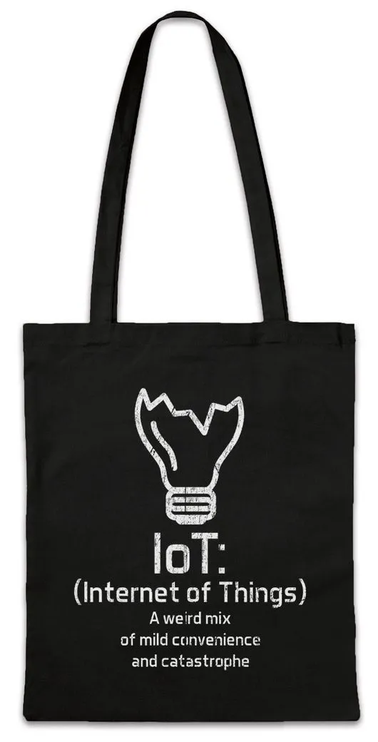 Urban Backwoods Beuteltasche Internet Of Things I Stofftasche IoT M2M Machine 5G Connectivity Smart (1-tlg), Home Fun Device To