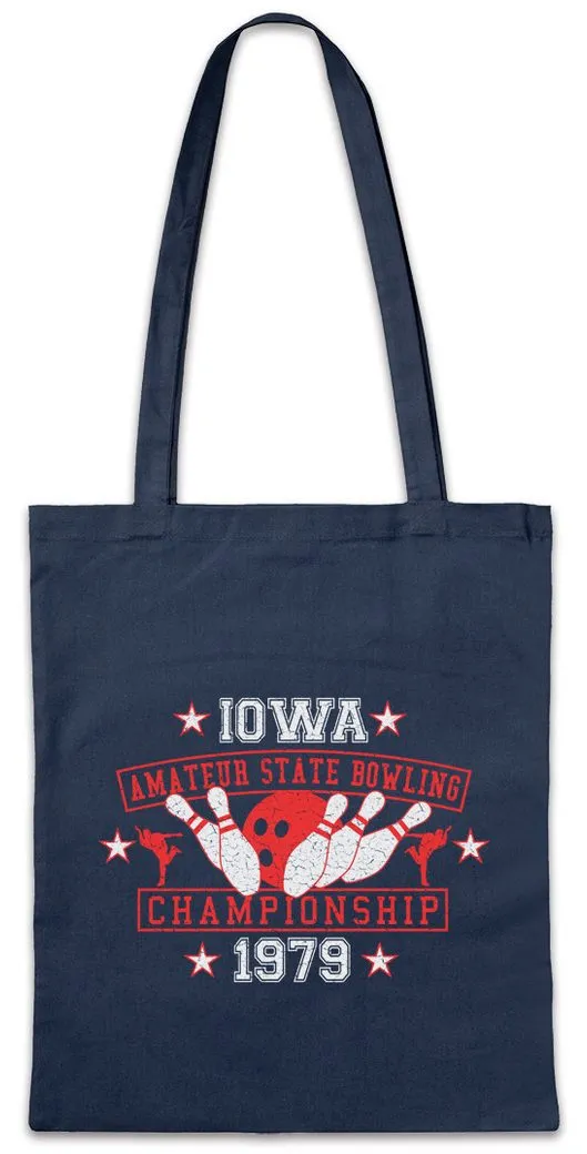 Urban Backwoods Beuteltasche Iowa Amateur State Bowling Stofftasche Zwei Trottel auf der (1-tlg), Bowlingbahn Roy Ishmael Munson