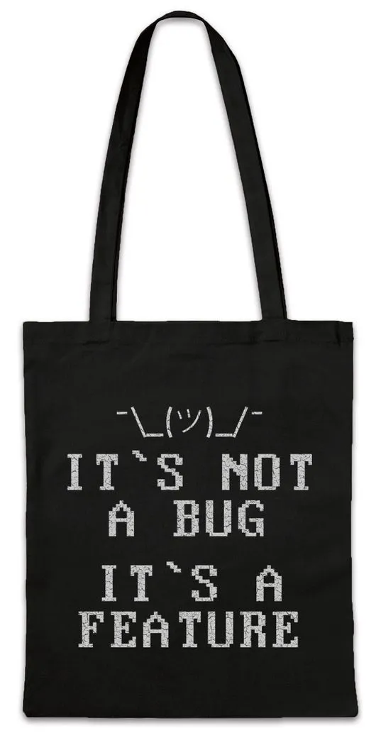 Urban Backwoods Beuteltasche It's Not A Bug Stofftasche Informatiker Computer Mathe Mathematik (1-tlg), Teacher Lehrer Chemie Chemistry