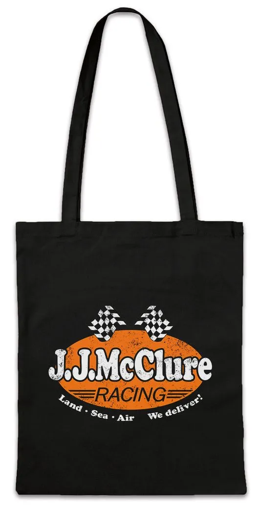 Urban Backwoods Beuteltasche J. J. Mcclure Racing Stofftasche The Auf Dem Cannonball Highway Race (1-tlg), ist die Höllle Los