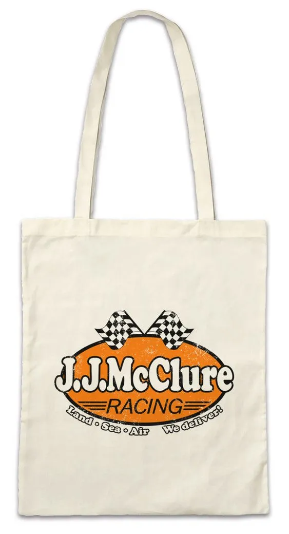 Urban Backwoods Beuteltasche J. J. Mcclure Racing Stofftasche The Auf Dem Cannonball Highway Race (1-tlg), ist die Höllle Los