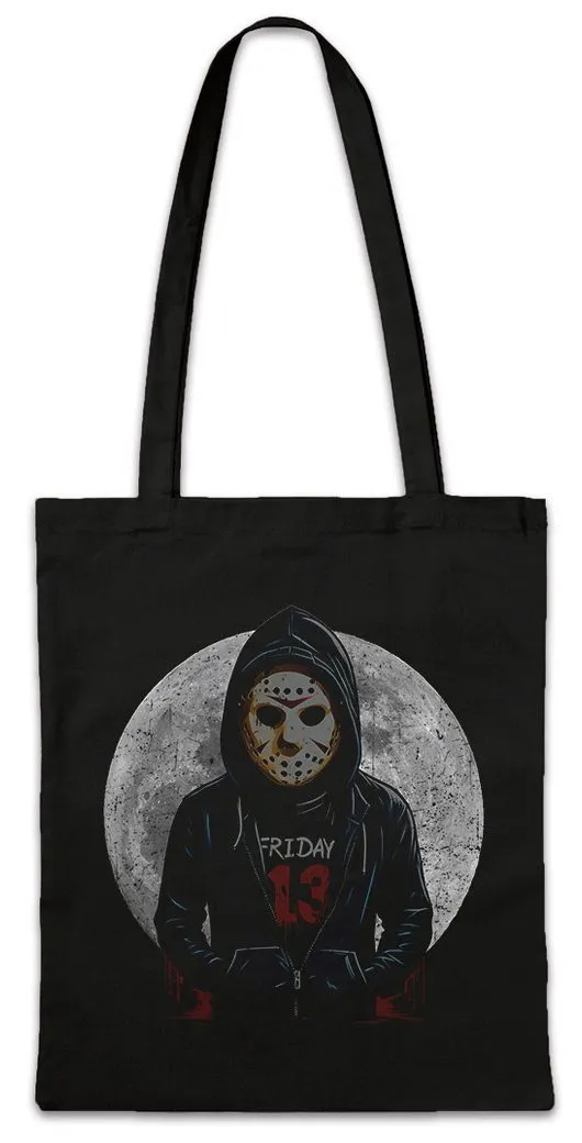 Urban Backwoods Beuteltasche Jason Moon Stofftasche 13th Freitag Machete 13 Friday Jason Hockey (1-tlg), Horror 13th Camp Bat