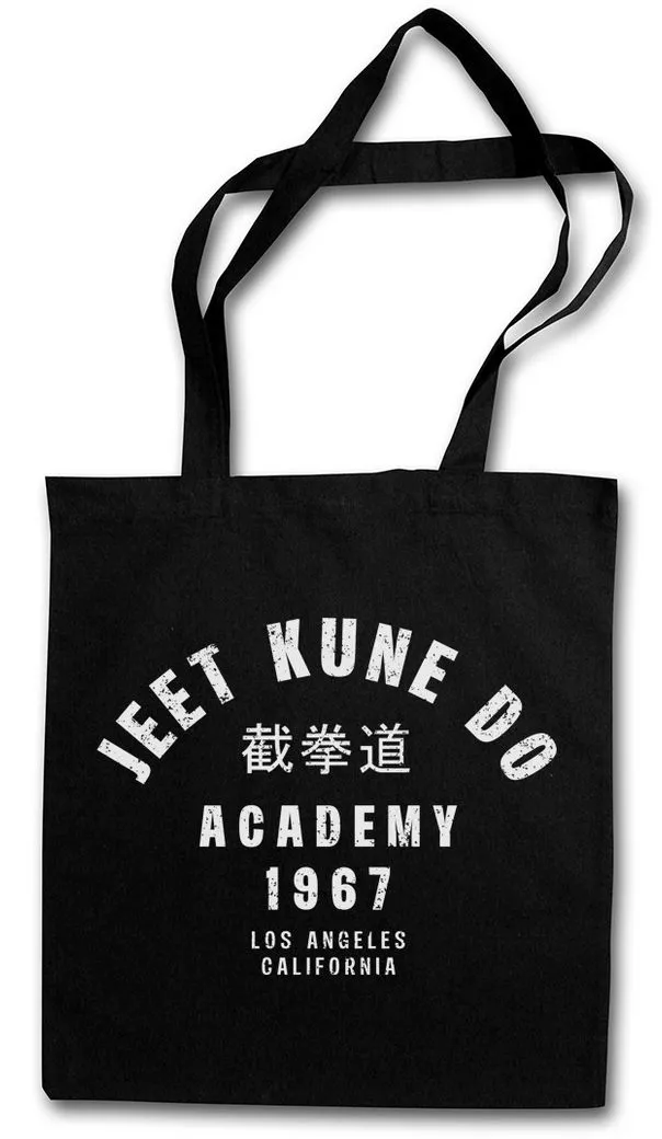 Urban Backwoods Beuteltasche Jeet Kune Do Academy Stofftasche Bruce Kung Fu Martial Arts Lee China (1-tlg), Kampfsport Karate Kickboxing