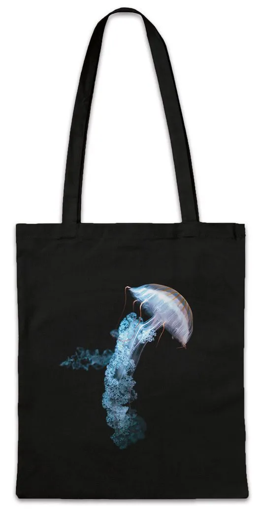 Urban Backwoods Beuteltasche JellyfishStofftasche Qualle Medusa Nautical Tattoo Diving School (1-tlg), Diver Tattoo Sailor Slash